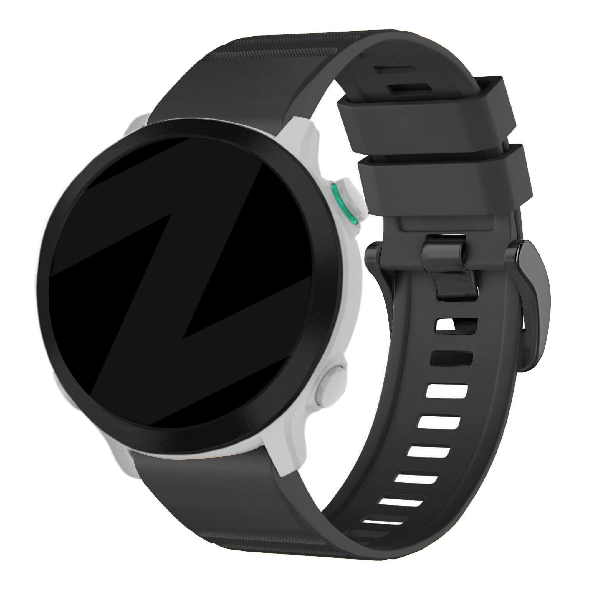Bandz Correa silicona con hebilla Garmin Approach S62 (negro)
