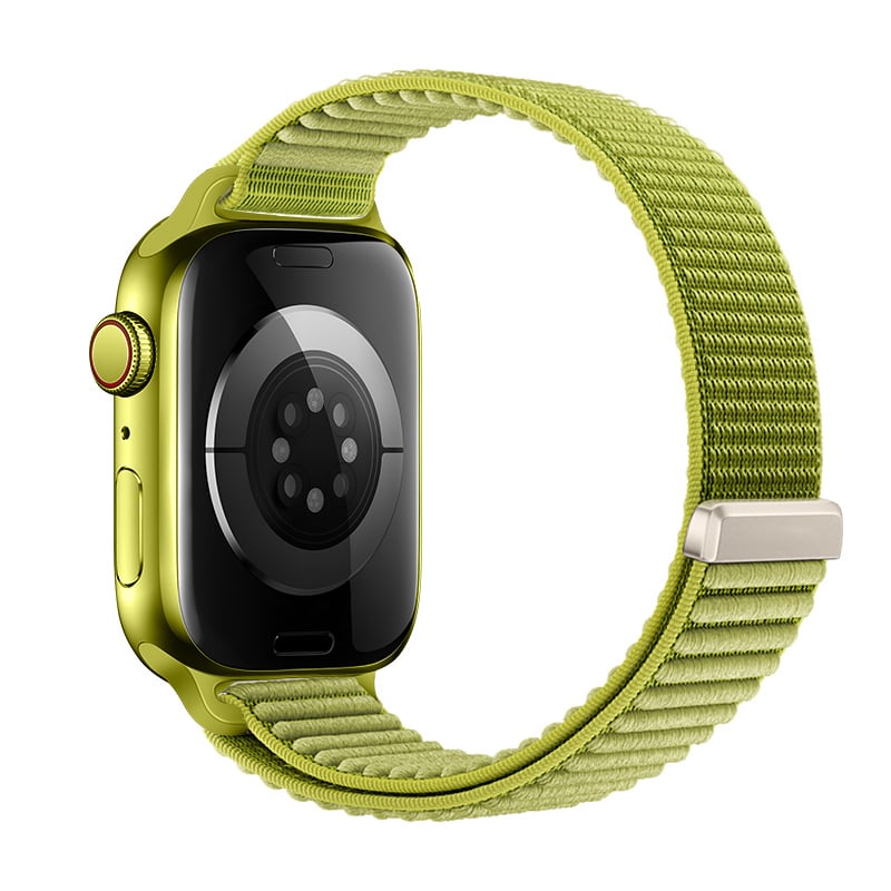 Correa nylon ondulada Apple Watch Ultra (verde campo)