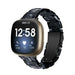 Bracelet résine Fitbit Sense (noir/blanc)