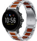Fossil Gen 5 Holz/Stahlarmband (Silber)