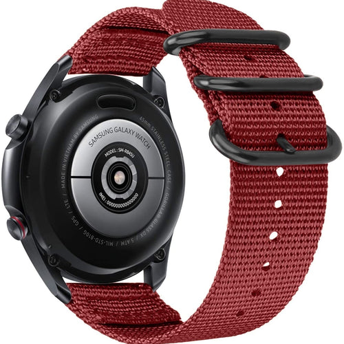 galaxy-watch-4-classic-nylon-schnallenarmband-rot