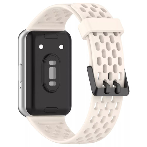 Samsung Galaxy Fit 3 ademend siliconen bandje (sterrenlicht)