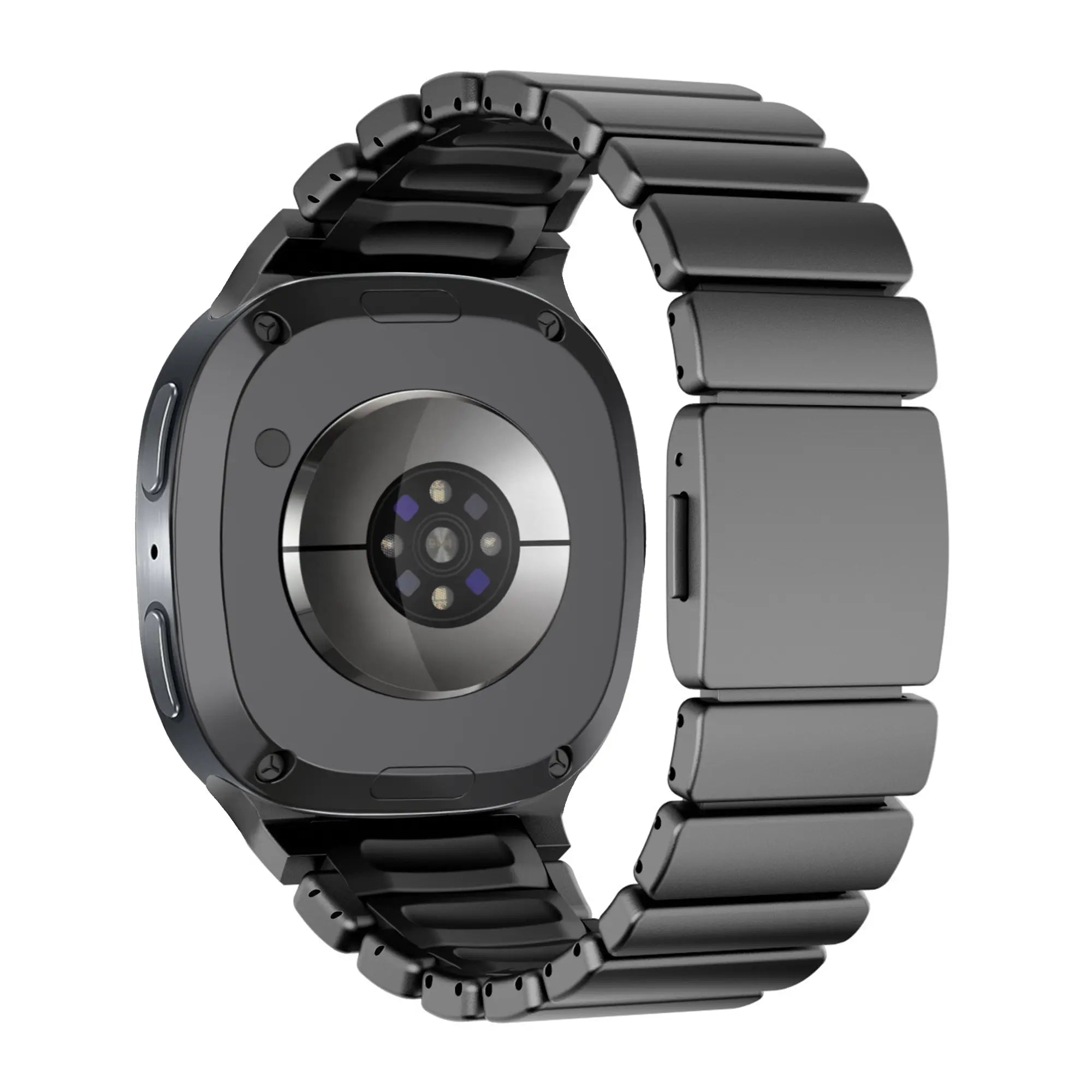 Bandz Samsung Galaxy Watch 9 - 40mm titanium band 'Hybrid' (zwart)