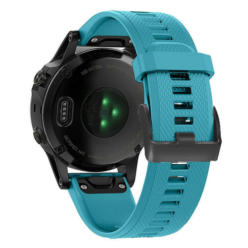 Garmin D2 Mach 2 - 47mm Silikonarmband (Hellblau)
