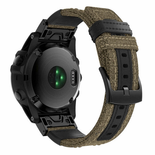 Garmin D2 Mach 2 - 47mm Nylon Hybrid Armband (Beige)