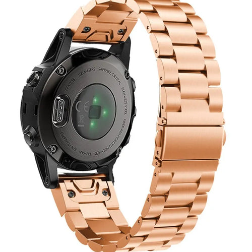 Garmin Descent Mk3(i) - 43mm Stahlarmband (Roségold)