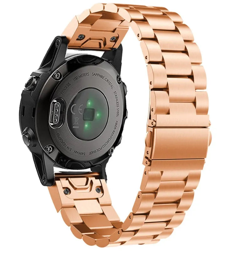 Bracelet acier Garmin Descent Mk3(i) - 43mm (rose or)
