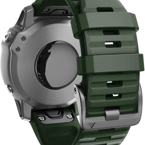 Garmin Tactix 8 - 51mm siliconen bandje (donkergroen)