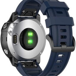 Bracelet silicone Garmin Instinct E - 40mm (bleu foncé)