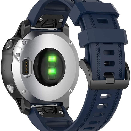 Bracelet silicone Garmin Approach S70 - 42mm (bleu foncé)