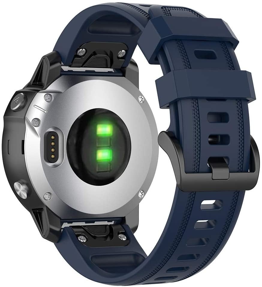 Garmin Descent Mk3(i) - 43mm Silicone Strap (Dark Blue)
