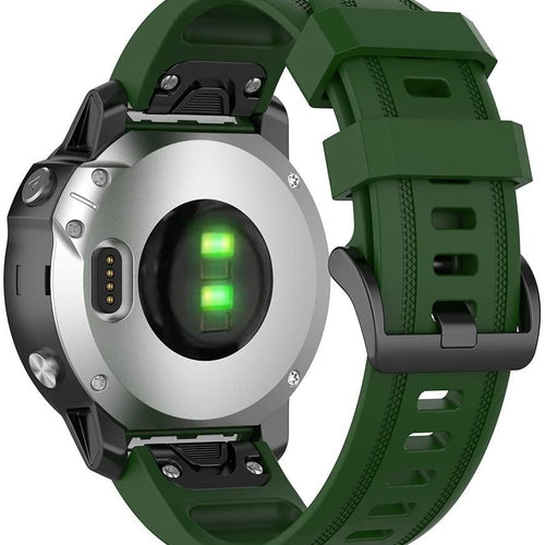 Correa silicona Garmin D2 Delta S (verde militar)