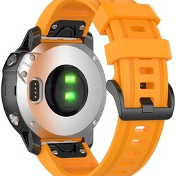 Garmin Instinct E - 40mm siliconen bandje (oranje)