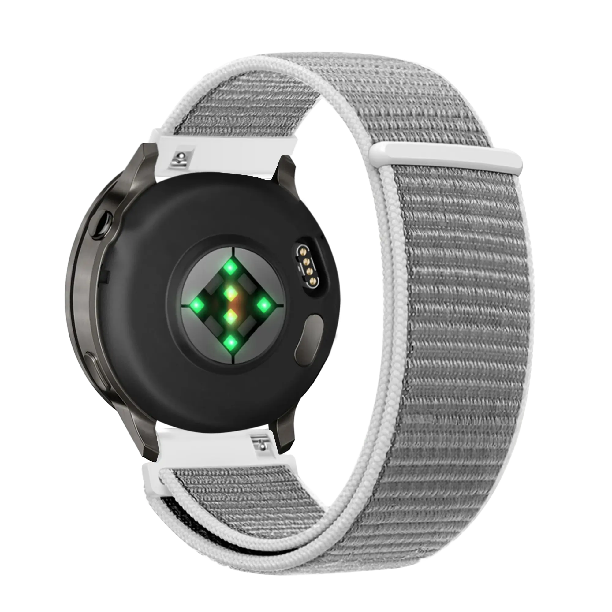 Bandz Garmin Venu 3s Nylon Loop Armband (Muschelweiß)