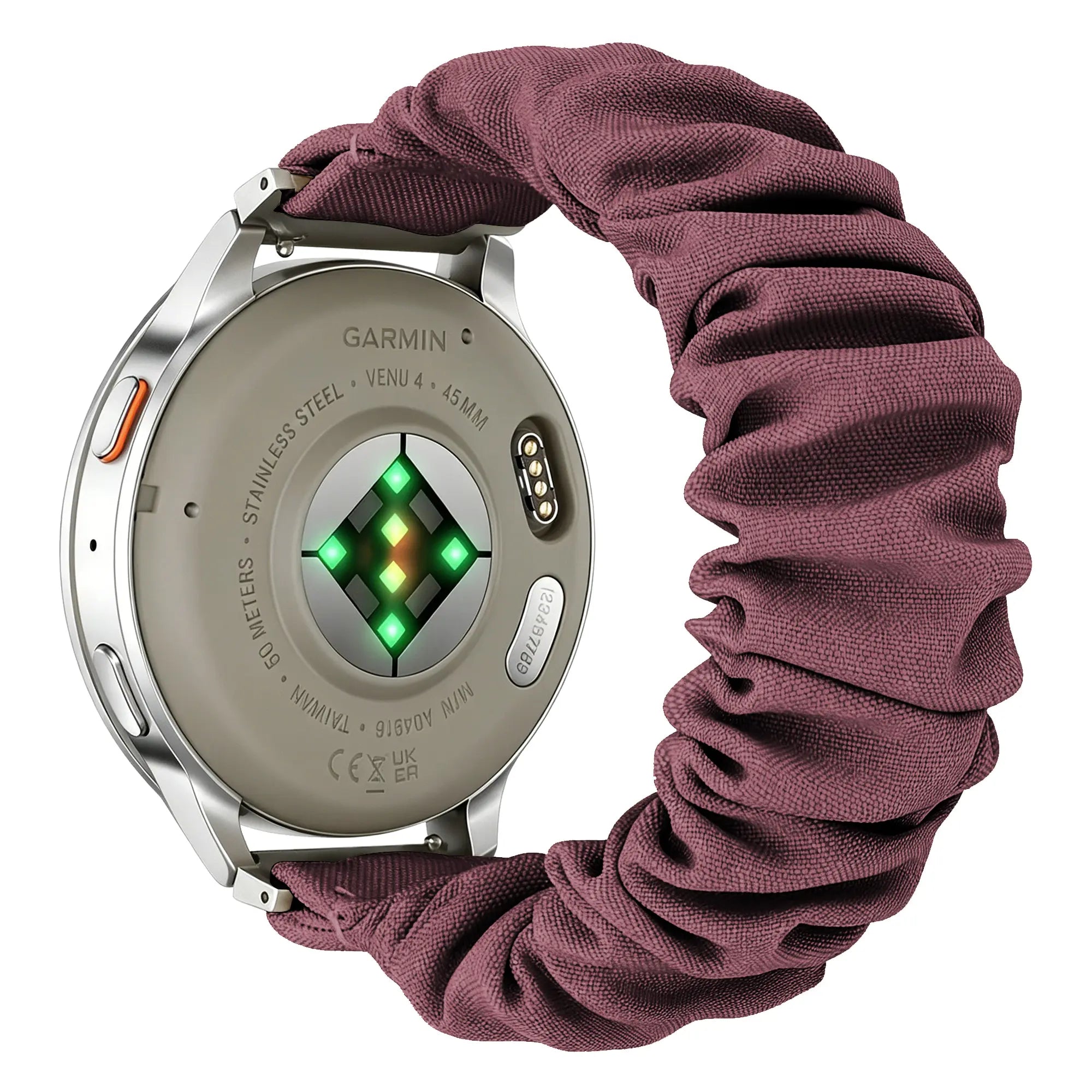 Garmin Vivomove Style Scrunchie Strap (Smoke Purple)