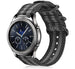 Samsung Gear S3 nylon gesp band (zwart/grijs)