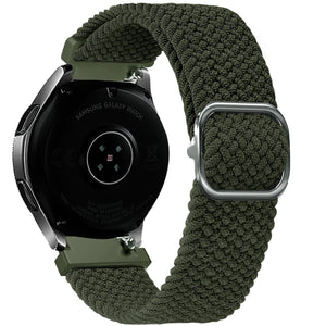 Bracelet montre nylon tissé 20mm - universal (vert)