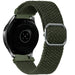 Bracelet montre nylon tissé 20mm - universal (vert)