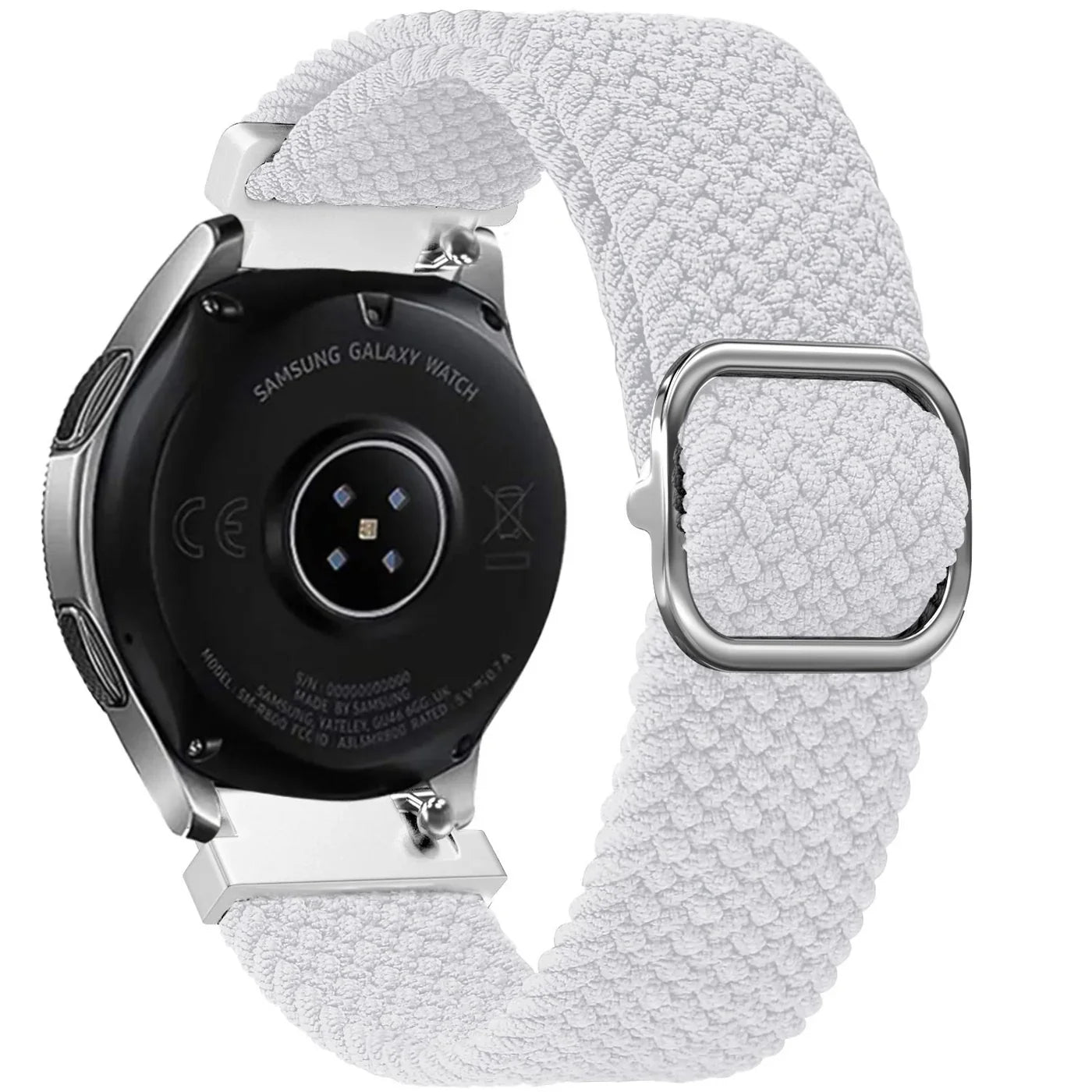 Withings ScanWatch 2 - 42mm verstelbaar geweven band (wit)