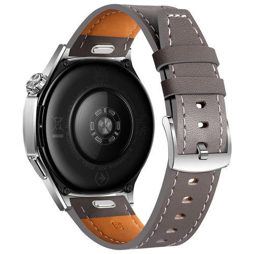 Huawei Watch 4 (Pro) 'ein Push' Leder-Armband (grau)