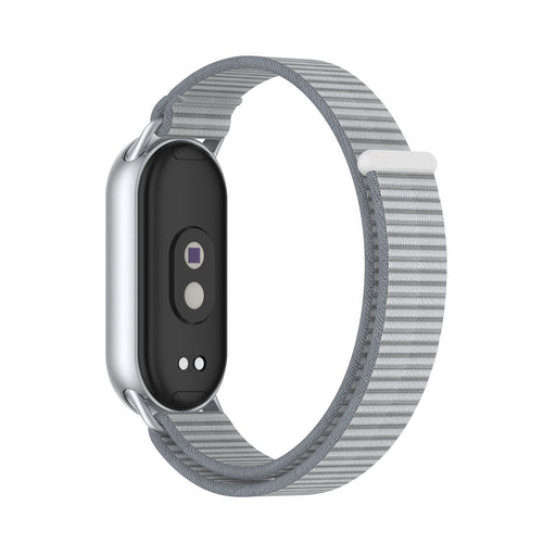 Xiaomi Smart Band 9 Modern Nylonarmband (Grau)