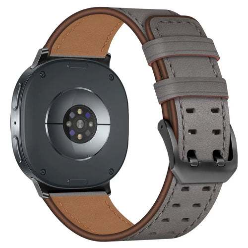 Samsung Galaxy Watch 8 - 44mm double pin leren band (grijs)