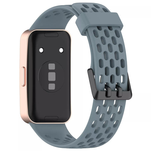 Huawei Band 8 Silikon-Air-Armband (Graublau)