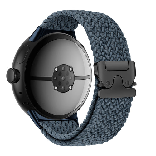 Correa trenzada con hebilla-P Google Pixel Watch 3 - 45mm (azul-gris)