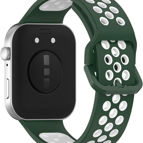 Huawei Watch Fit 5 Sport Strap (Green/White)