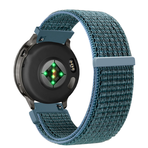 Bandz Correa nylon Loop Garmin Forerunner 265s (verde-gris)