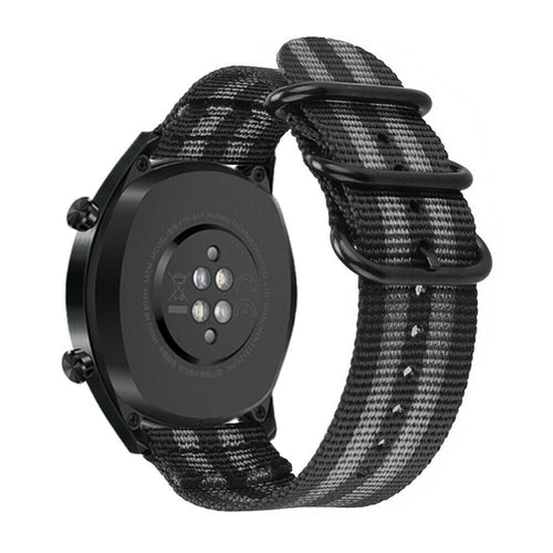 Correa nylon con hebilla Withings ScanWatch Nova (negro/gris)