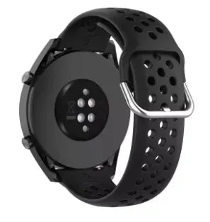 ICE Smart 2.0 Rectangular 1.96 Breathable Silicone Strap (Black)