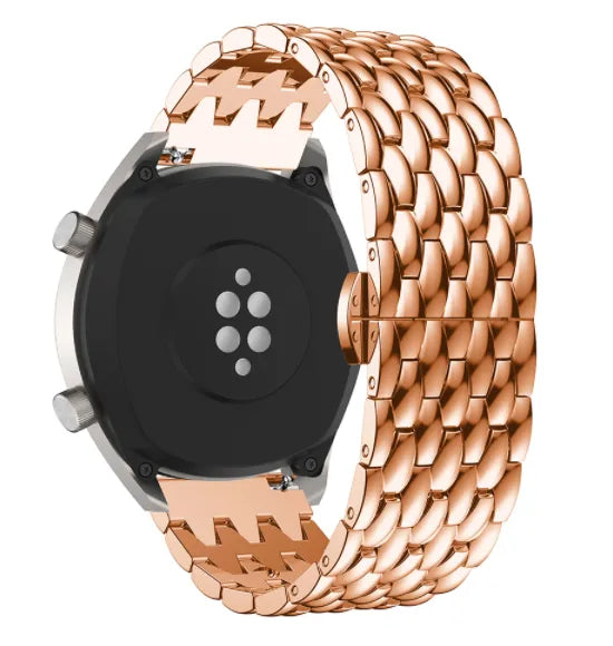 Correa acero Dragon Honor Magic Watch 2 (rosa dorado)