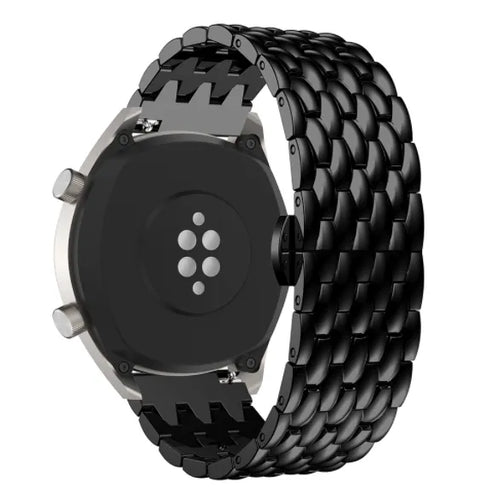 Bracelet acier Dragon Honor Magic Watch 2 (noir)