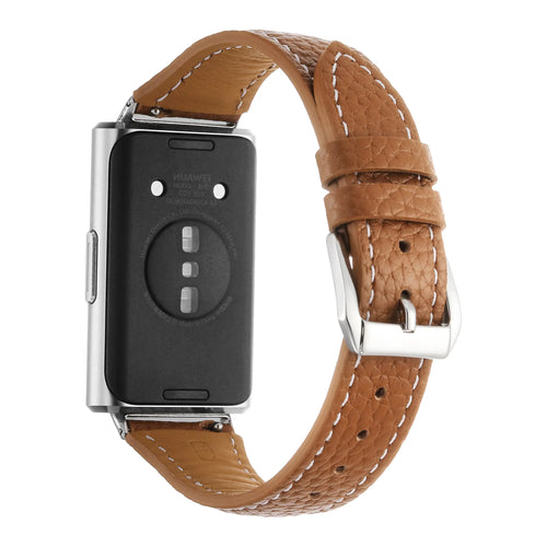 Huawei Band 11 Pro Lederarmband (Braun)