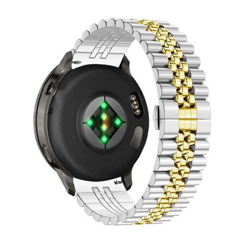 Bandz Garmin Venu 2s Steel Strap 'Jubilee' (Silver/Gold)