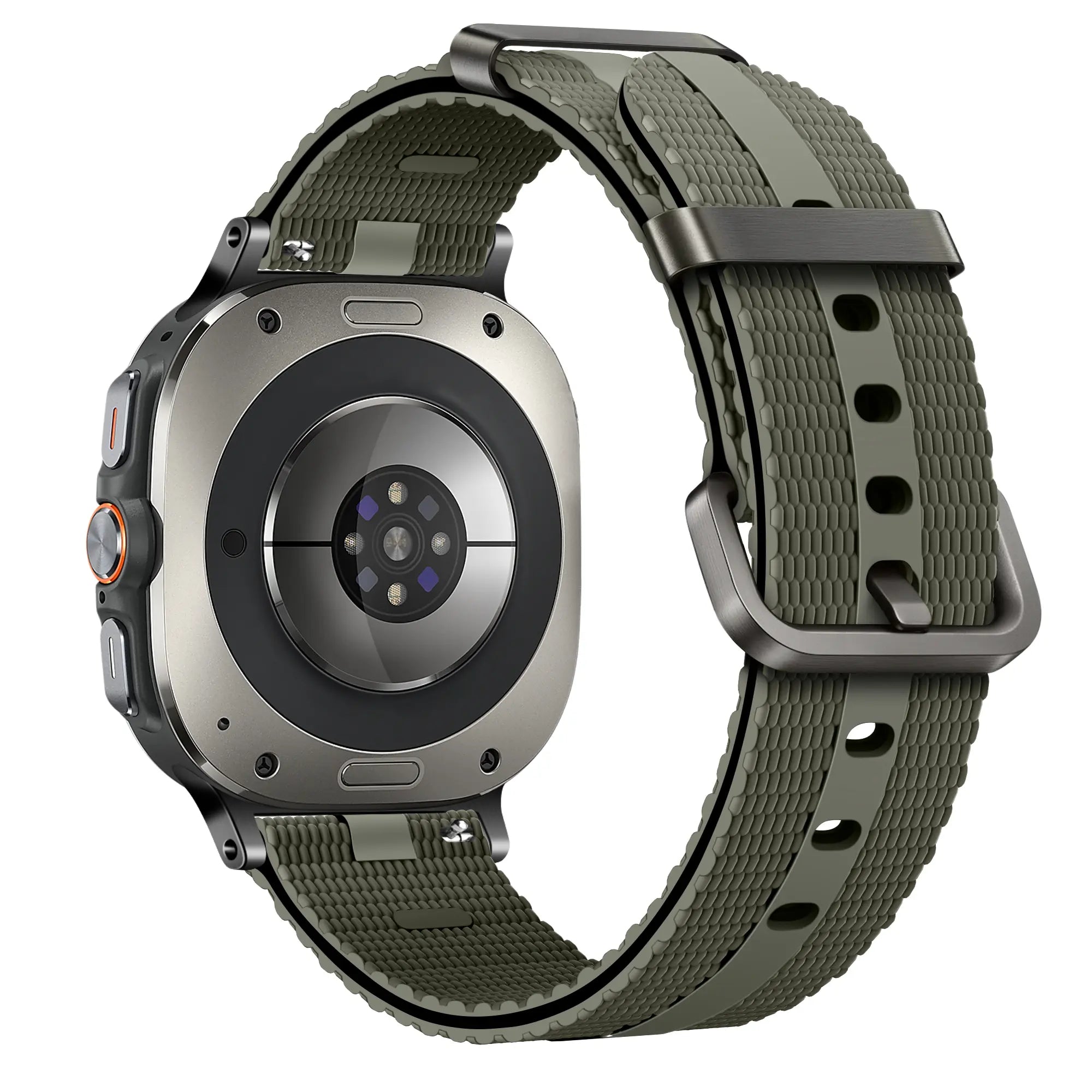 Bracelet active silicone Samsung Galaxy Watch Ultra (vert militaire)