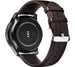 Uhrenarmband 20mm Leder - Schnellverschluss (Dunkelbraun)
