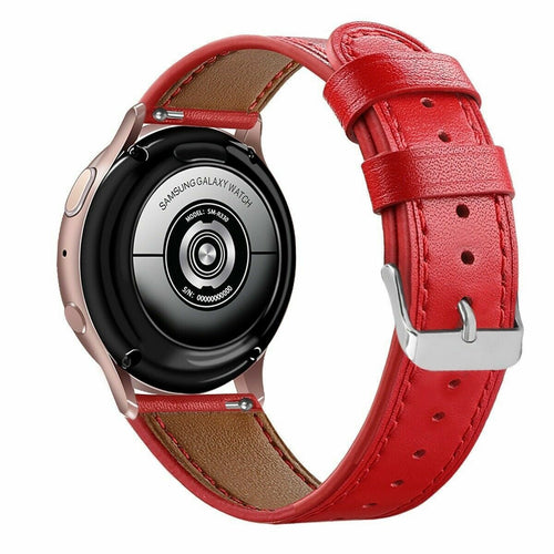 Withings Steel HR - 40mm Modern Leather Strap (Red)