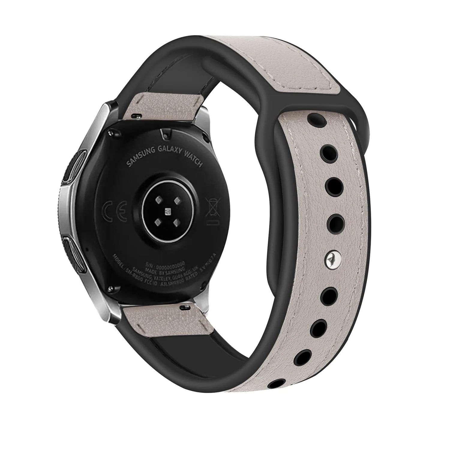 Amazfit Bip 6 Leather Hybrid Strap (White)