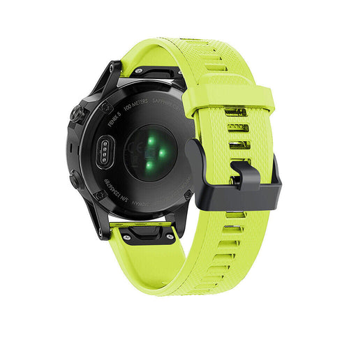 Bracelet silicone Garmin Quatix 8 - 47mm (vert clair)