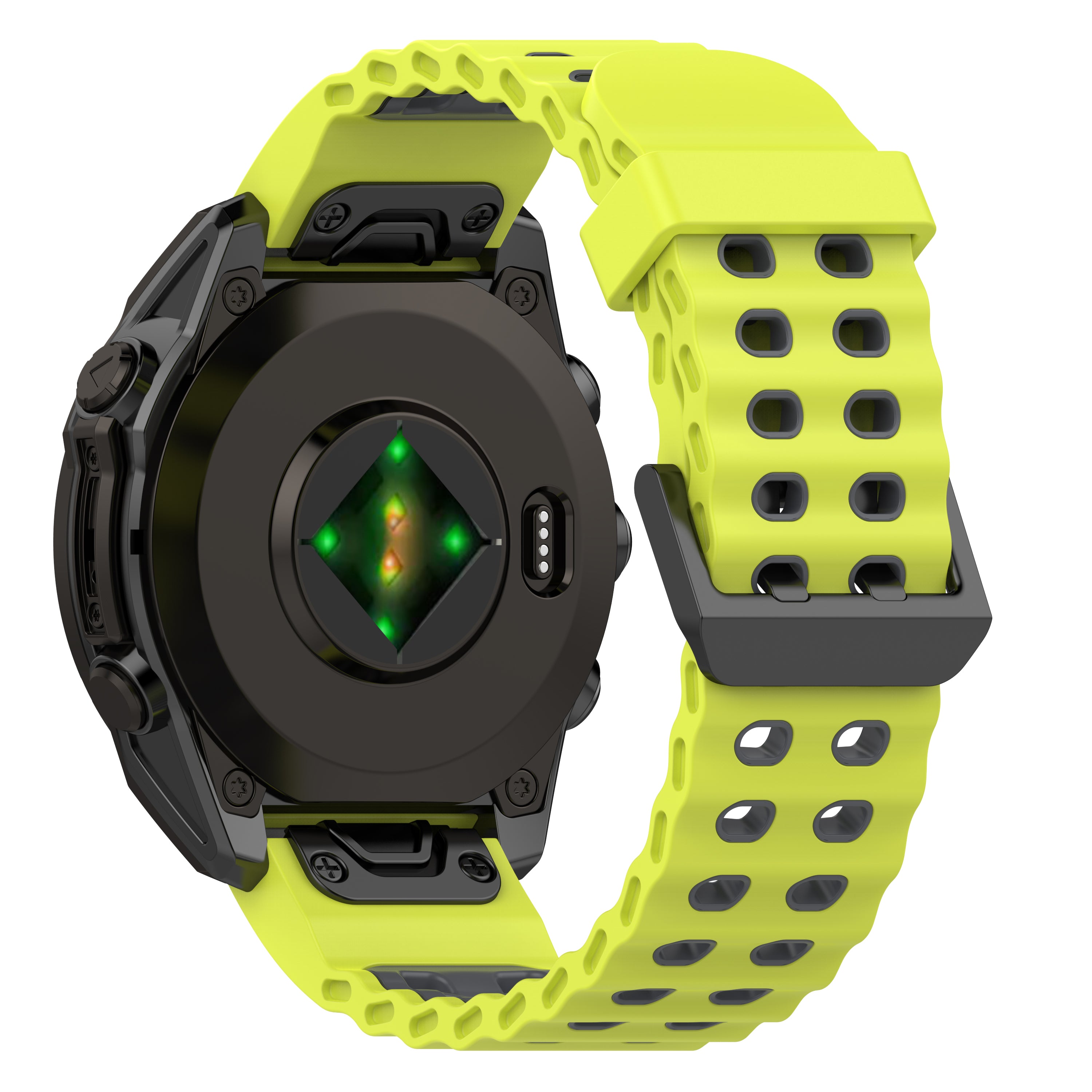 Garmin Epix Gen 2 Wave Sport Strap (Lime/Dark Grey)