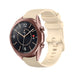 Samsung Galaxy Watch 3 41mm Luxus-Silikonarmband (Beige)