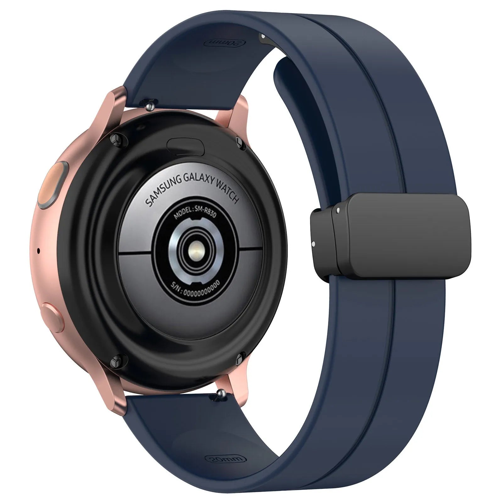 Amazfit Active D-Buckle Silicone Strap (Dark Blue)
