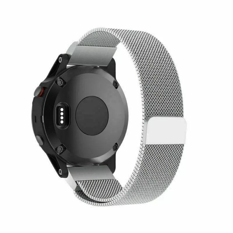 Bracelet milanais Garmin Quatix 8 - 47mm (argent)