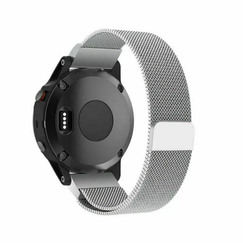 Garmin D2 Mach 2 - 47mm Milanese Armband (Silber)