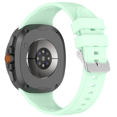 Samsung Galaxy Watch 8 - 40mm Diamant Silikonarmband (Mintgrün)