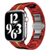 Correa hierro acero Apple Watch (rojo/dorado)