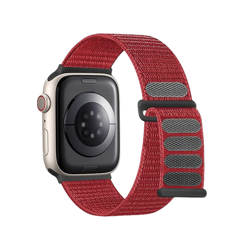Apple Watch Ultra nylon loop bandje (rood)