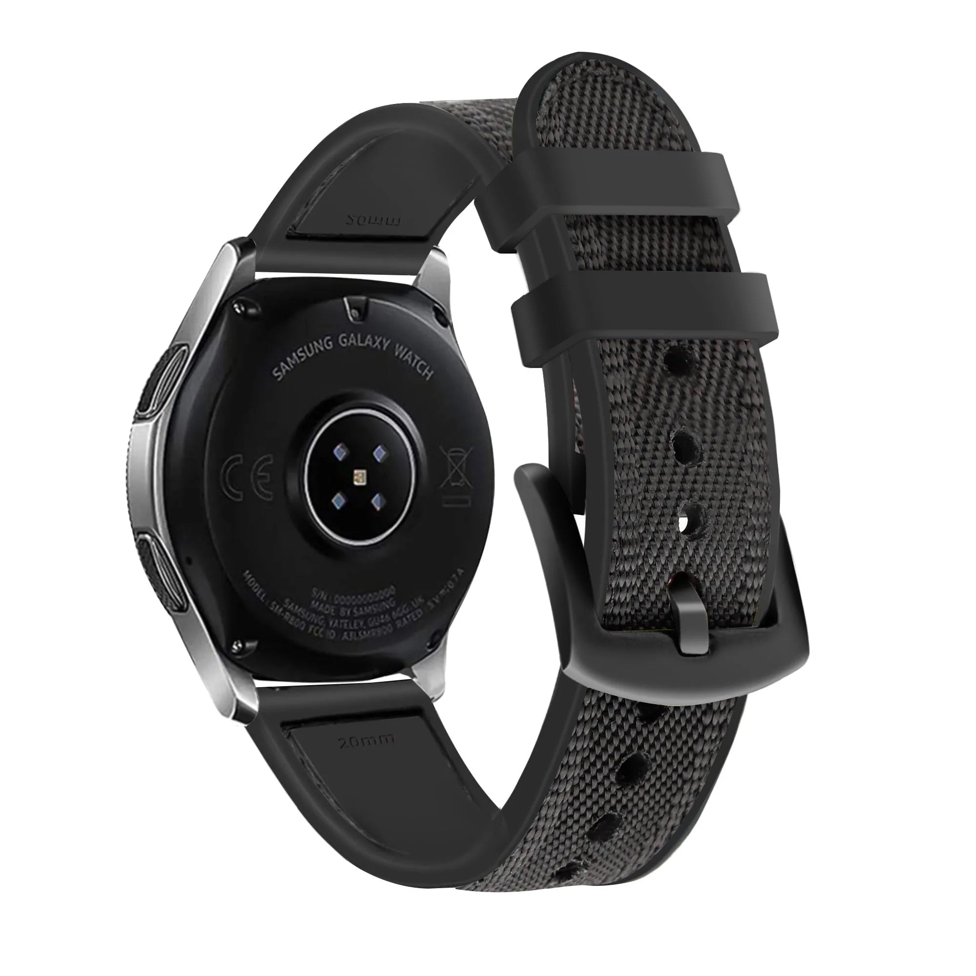 Gard Pro Health Smartwatch 2+ Nylon Hybrid Strap (Black)